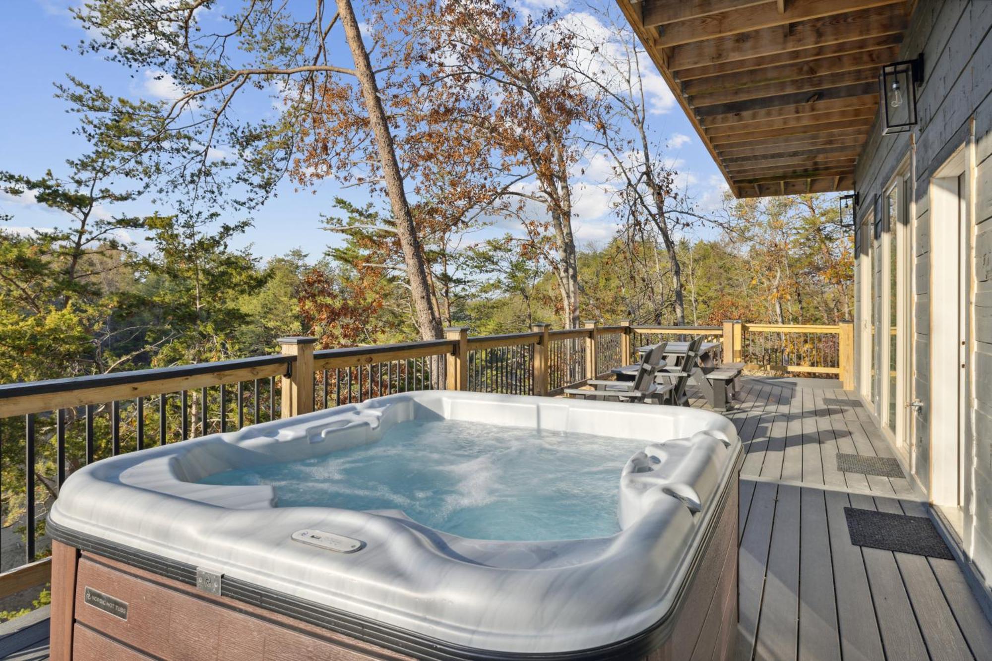 Enjoy The "Calm On The Water" In A Relaxing Luxurious Pool Cabin On The Lake! Dandridge Exterior foto
